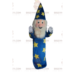Super Happy Merlin the Wizard BIGGYMONKEY™ Mascot Costume -