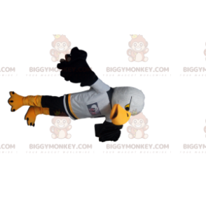  Steenarend BIGGYMONKEY™-mascottekostuum met waaiershirt. - Vogel mascotte - BIGGYMONKEY_013206 - BiggyMonkey.com