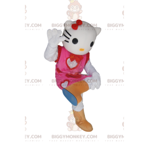 Costume de mascotte BIGGYMONKEY™ de Hello Kitty avec une jolie