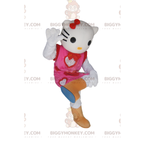 Hello Kitty BIGGYMONKEY™ mascottekostuum met schattige roze