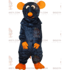 Kostým maskota BIGGYMONKEY™ Šedá krysa s oranžovým čenichem –