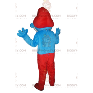 Papa Smurf BIGGYMONKEY™ maskottiasu. Papa Smurffi puku -