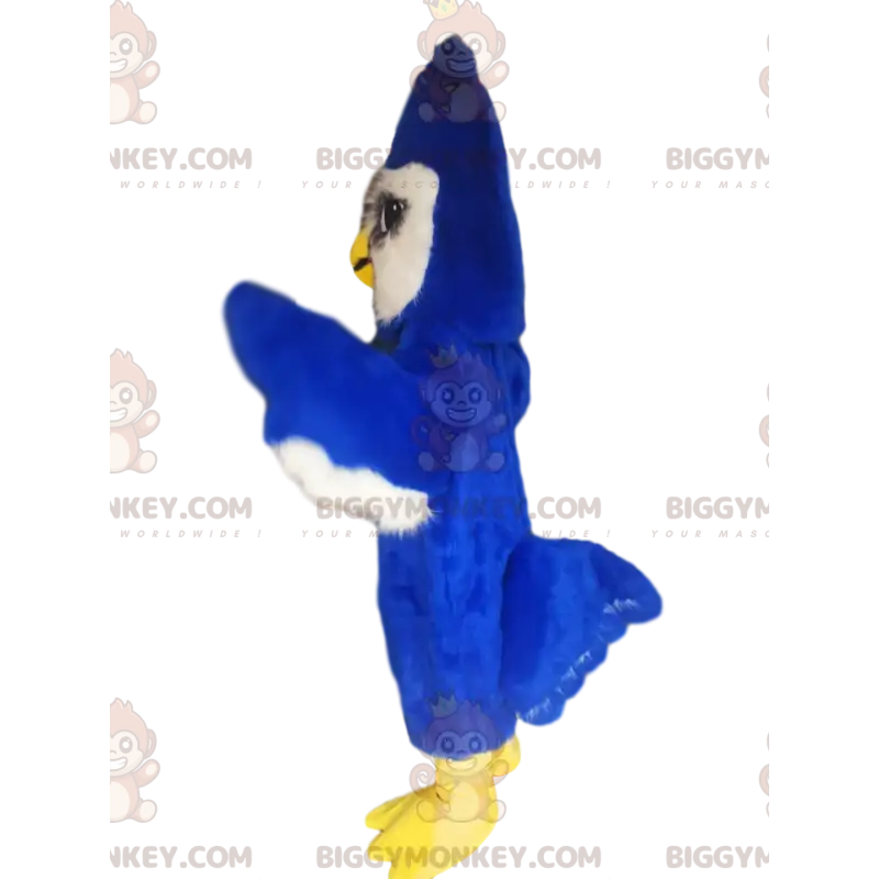 Majestic Blue Bird BIGGYMONKEY™ Mascot Costume. Blue bird Majestic Blue Bird BIGGYMONKEY™ Mascot Costume. Blue bird