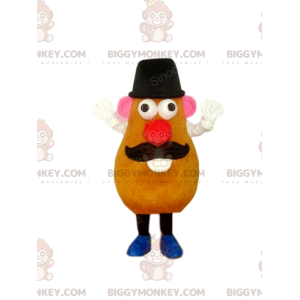 BIGGYMONKEY™ costume mascotte del famoso Mr. Potato Head. Mr