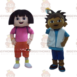 Εξερευνητές BIGGYMONKEY™ Μασκότ Κοστούμια Duo. Explorer Costume Duo - Μασκότ διάσημων χαρακτήρων - BiggyMonkey.com