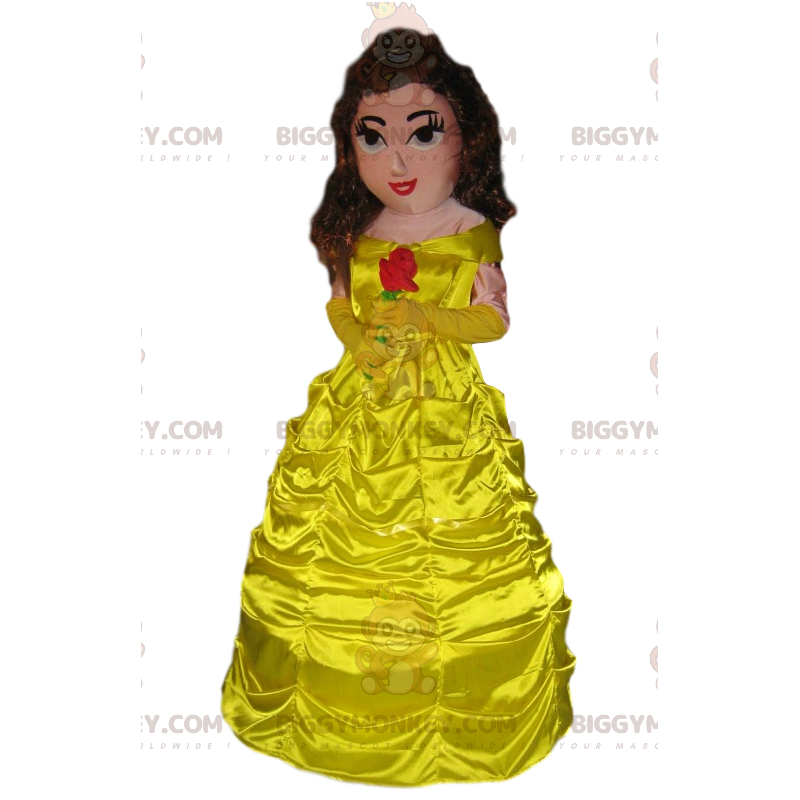 Costume de mascotte BIGGYMONKEY™ de Princesee avec une belle Costume de mascotte BIGGYMONKEY™ de Princesee avec une belle