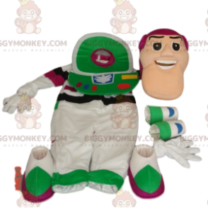 Fato de mascote cosmonauta BIGGYMONKEY™. Traje de cosmonauta –