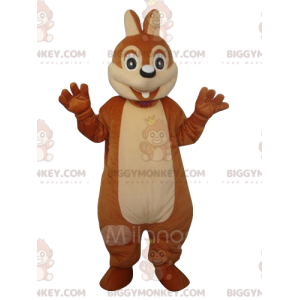 Costume da mascotte scoiattolo meravigliato BIGGYMONKEY™.