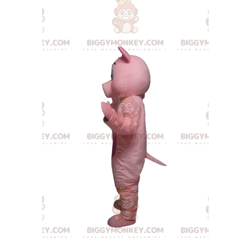 BIGGYMONKEY™ maskotkostume af pink gris med en sød hvid tryne - BIGGYMONKEY™ maskotkostume af pink gris med en sød hvid tryne -