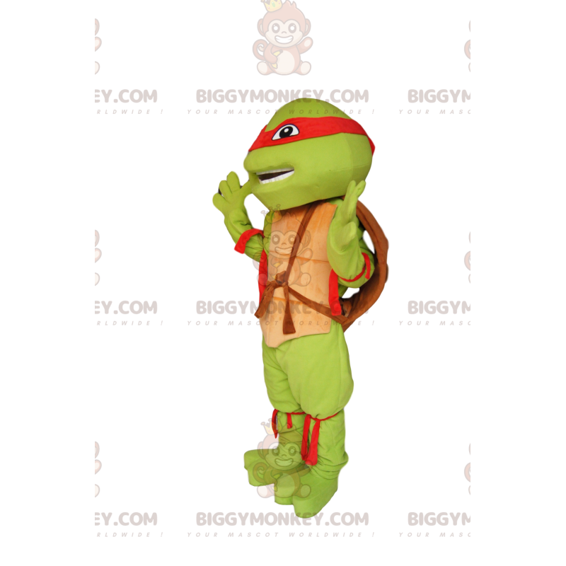 Kostium maskotki BIGGYMONKEY™ Raphaela — wspaniały Żółw Ninja! Kostium maskotki BIGGYMONKEY™ Raphaela — wspaniały Żółw Ninja!