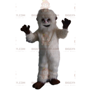 Simpatico costume della mascotte dell'orso grizzly bianco