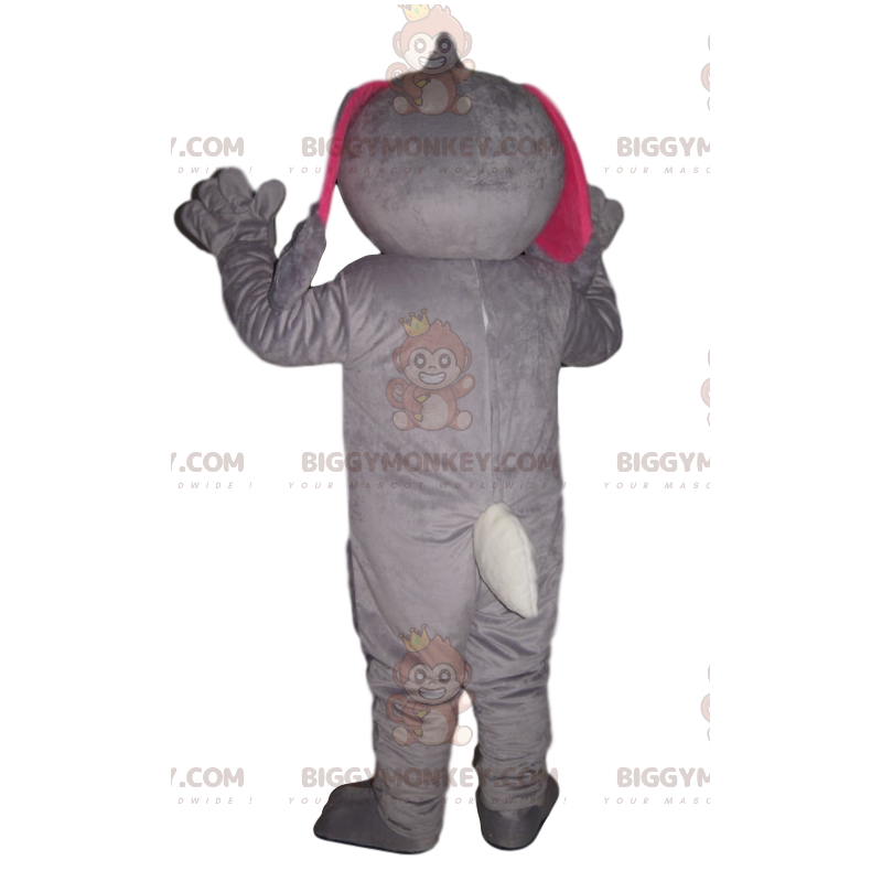 BIGGYMONKEY™ Costume da mascotte Coniglietto grigio e bianco BIGGYMONKEY™ Costume da mascotte Coniglietto grigio e bianco
