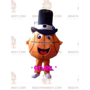 Basketball BIGGYMONKEY™ Mascot Costume with Top Hat -