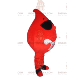 Playful Blood Drop BIGGYMONKEY™ maskotkostume med solbriller - Uklassificerede maskoter - BIGGYMONKEY_013285 - BiggyMonkey.com