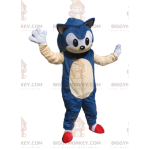 BIGGYMONKEY™ maskotkostume fra Sonic the Blue Sega Super