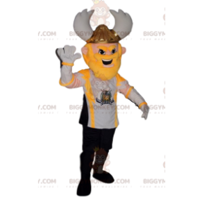 Kostým maskota BIGGYMONKEY™ Viking Warrior s košilí Supporter - Lidští maskoti - BIGGYMONKEY_013299 - BiggyMonkey.com