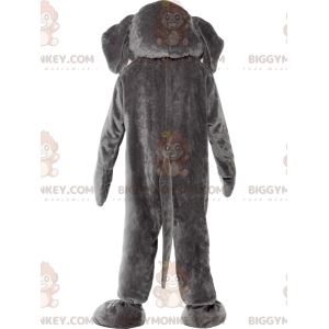 Kostým maskota BIGGYMONKEY™ Šedý a bílý slon s velkým kufrem –