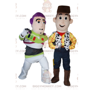 BIGGYMONKEY™s maskotduo av Woody och Buzz Lightyear, från Toy