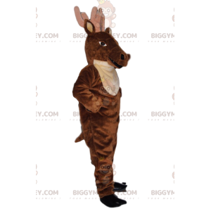 BIGGYMONKEY™ Mascot Costume Majestic Deer With A Beautiful
