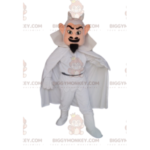 Devil BIGGYMONKEY™ maskotkostyme med hvit dress - Menneskelige maskoter - BIGGYMONKEY_013320 - BiggyMonkey.com