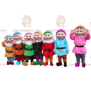 Maskotská kapela Seven Dwarfs BIGGYMONKEY™ - Maskoti slavní lidé - BIGGYMONKEY_013327 - BiggyMonkey.com