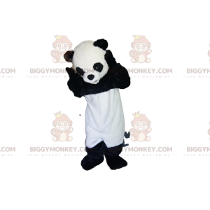 Στολή μασκότ BIGGYMONKEY™ Πολύ χαρούμενο Panda με στοργικό