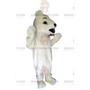 BIGGYMONKEY™ polar bear mascot costume. polar bear costume -