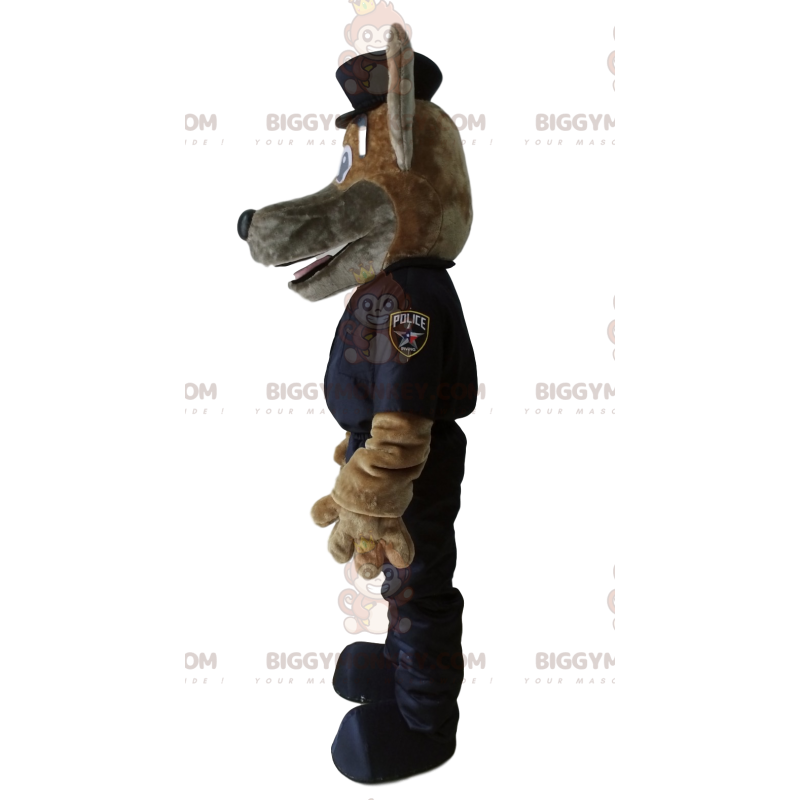 Disfraz de mascota de perro marrón BIGGYMONKEY™ con traje de Disfraz de mascota de perro marrón BIGGYMONKEY™ con traje de