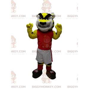 BIGGYMONKEY™ Creepy Tiger Sportswear Mascot Costume -