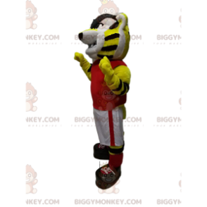 BIGGYMONKEY™ Creepy Tiger Sportswear -maskottiasu - Tiikerin maskotit - BIGGYMONKEY_013372 - BiggyMonkey.com