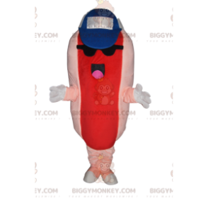 Disfraz de mascota de perrito caliente BIGGYMONKEY™ con gorra y