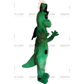 Sehr süßes BIGGYMONKEY™-Maskottchenkostüm mit grünem und