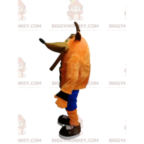 BIGGYMONKEY™ maskottiasu Crash Bandicootille, kuuluisalle playstation hullulle kettulle - BiggyMonkey.com