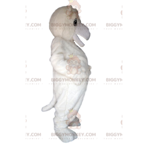 BIGGYMONKEY™ Polar Bear Mascot Costume with Huge Smile and Big
