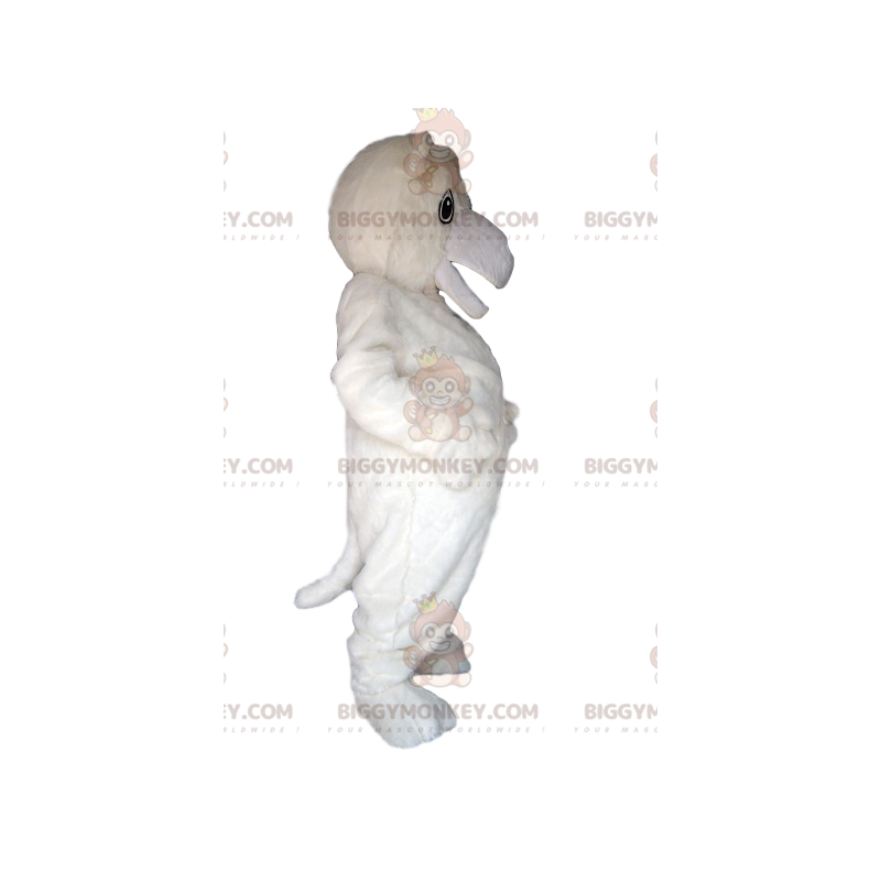 BIGGYMONKEY™ Costume da mascotte da orso polare con enorme BIGGYMONKEY™ Costume da mascotte da orso polare con enorme