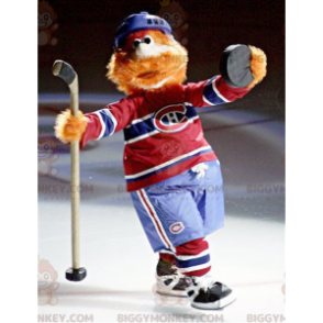 BIGGYMONKEY™ Bearded Ginger Man Mascot Costume In Sportswear –