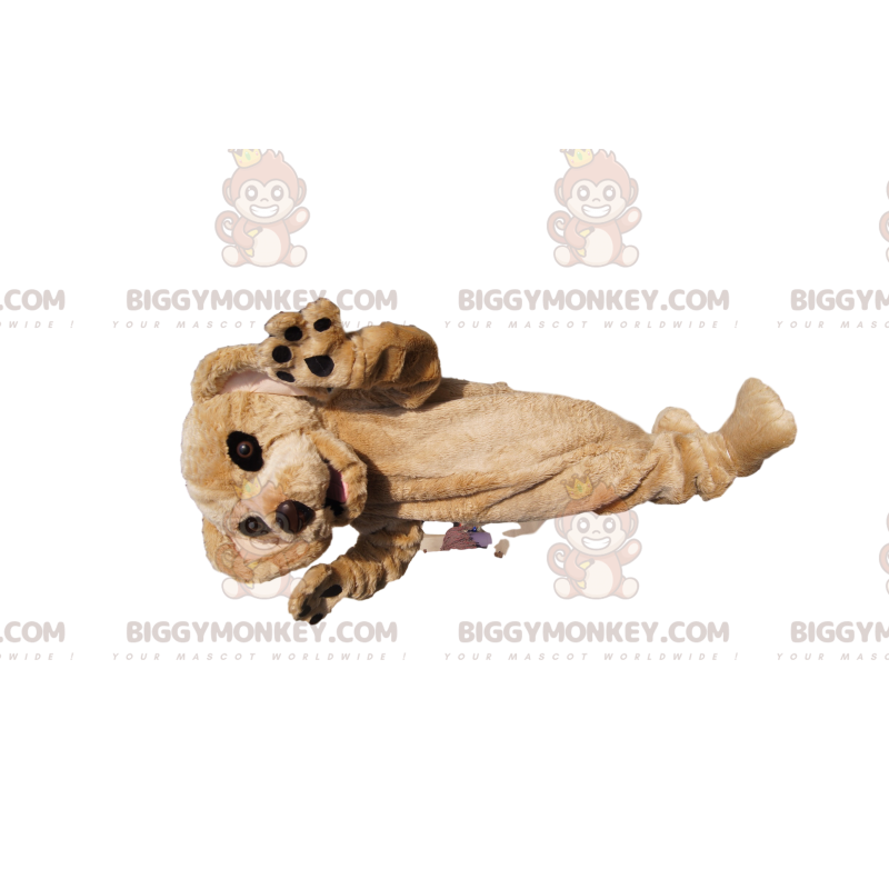 BIGGYMONKEY™ maskotdräkt Beige hund med sött ansikte - BIGGYMONKEY™ maskotdräkt Beige hund med sött ansikte -