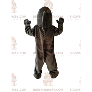 Skvělý zábavný kostým maskota šedého a bílého žraloka