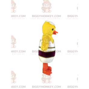 Kostým maskota Yellow Chick BIGGYMONKEY™ se stylovou vaječnou skořápkou - Slepice, kohouti, kuřata - BiggyMonkey.com