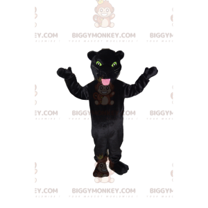 BIGGYMONKEY™ Mascot Costume of Black Panther with Beautiful