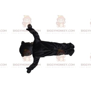 BIGGYMONKEY™ maskotdräkt av Black Panther med vackra gula ögon!