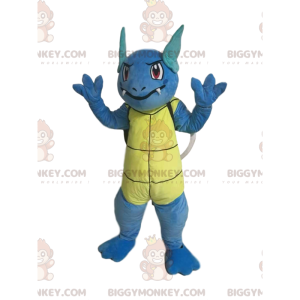 Disfraz de mascota Blue Turtle BIGGYMONKEY™ con orejas y