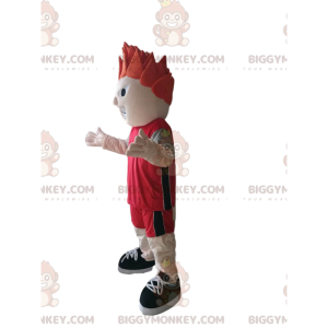 Traje de mascote de esportista BIGGYMONKEY™ com roupa esportiva