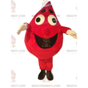 Very Cheerful Red Blob BIGGYMONKEY™ Mascot Costume -