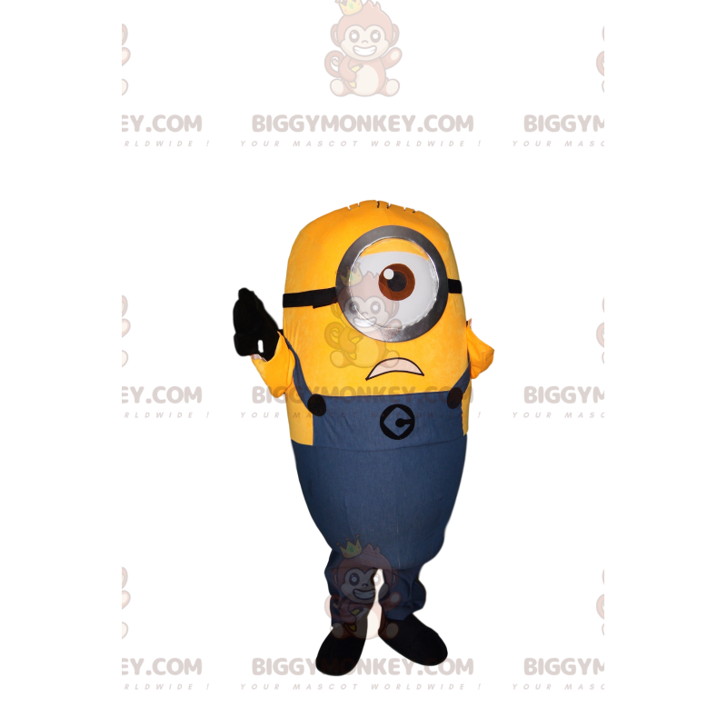 Costume de mascotte BIGGYMONKEY™ de Stuart, le Minion un peu