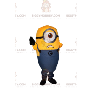 BIGGYMONKEY™ Mascot Costume of Stuart the Crazy Minion –