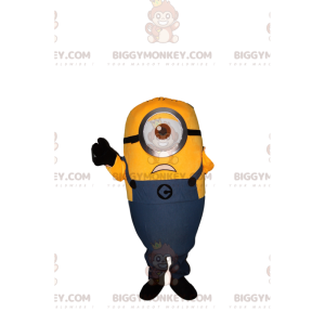 BIGGYMONKEY™ Mascot Costume of Stuart the Crazy Minion –