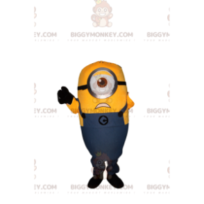 BIGGYMONKEY™ Mascot Costume of Stuart the Crazy Minion –