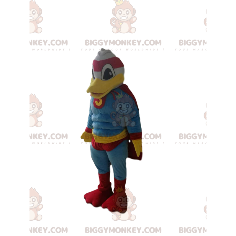 Donald's BIGGYMONKEY™ Mascot Costume with Superhero Outfit -