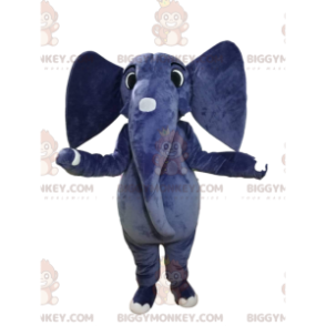 Majestic Elephant with Huge Ears BIGGYMONKEY™ Mascot Costume –